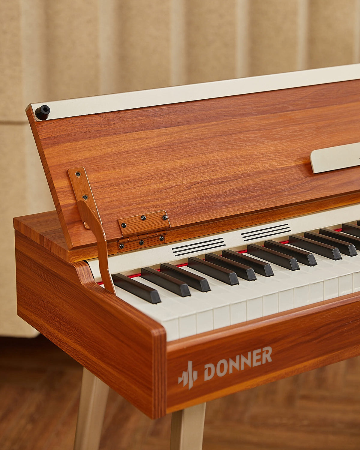 Do Piano 全80巻 CD付き DDP-80 PLUS 88 Key Weighted Wooden Digital Piano with Cover Donner
