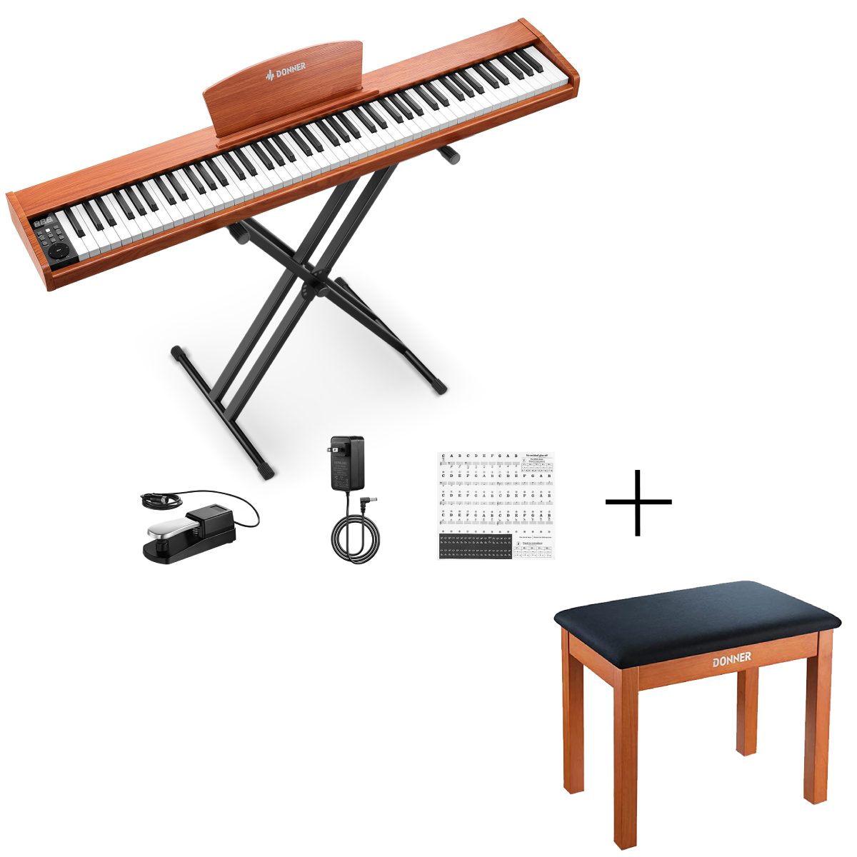 Donner DEP-1S Velocity-Sensitive Digital Piano