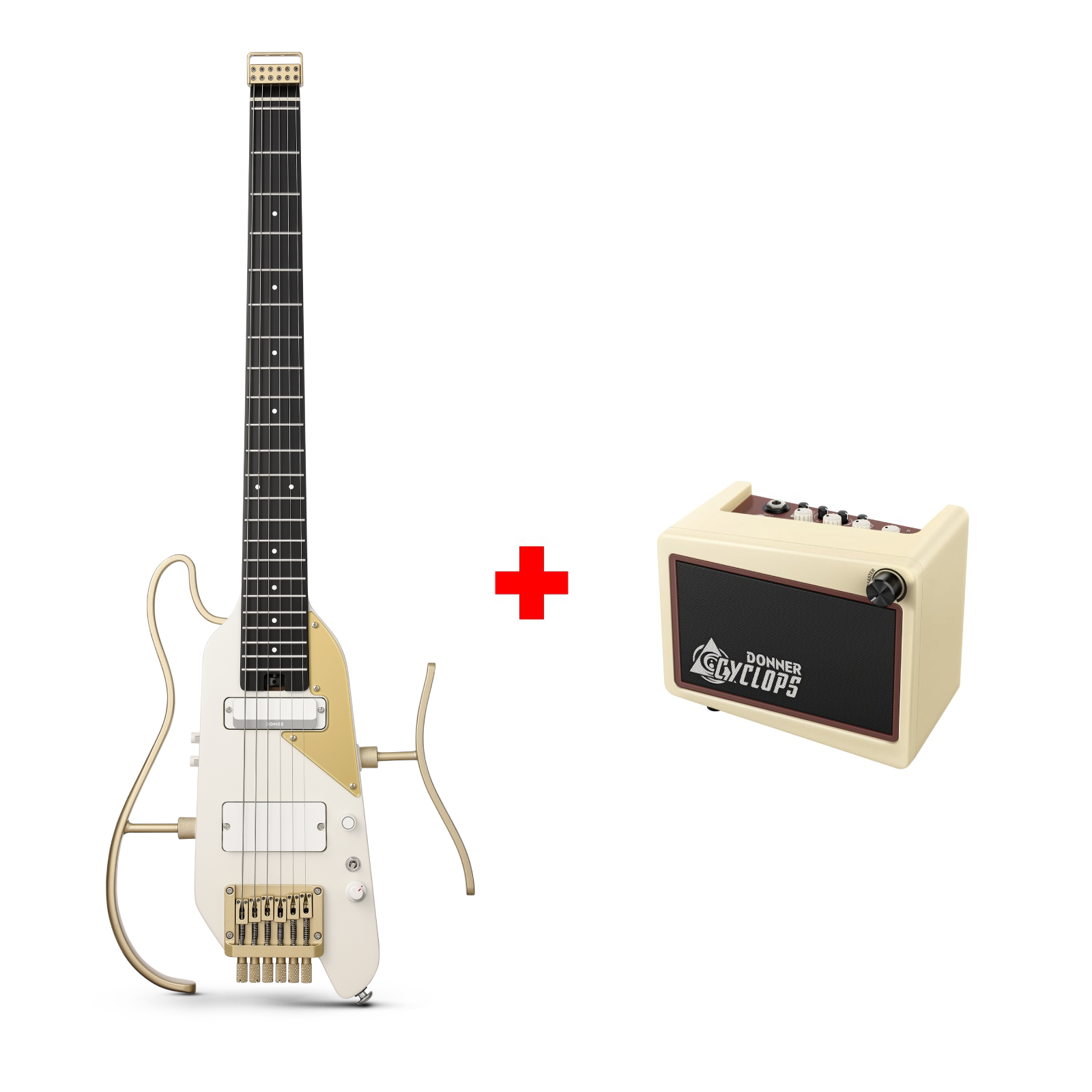 Donner HUSH™ X PRO Electric Travel Guitar