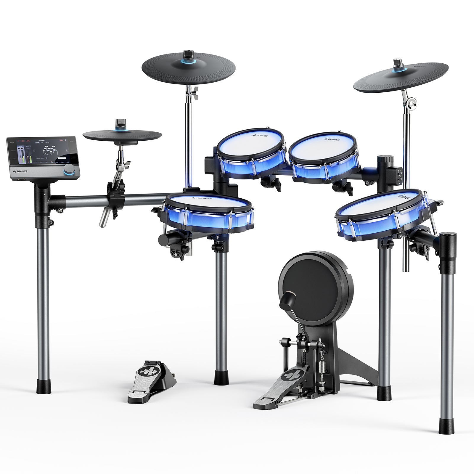 Donner BackBeat Electronic Drum Set 8-Pcs with 1100+ Sounds