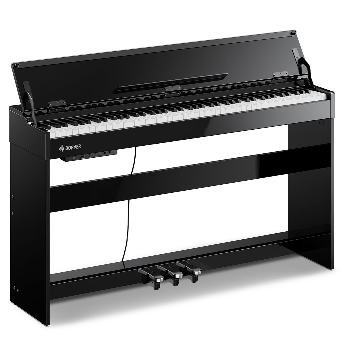 Donner DDP-75 Hammer Action Flip-Top Upright Digital Piano