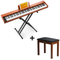 Donner DEP-1S 88 Key Velocity-Sensitive Digital Piano With Stand Wooden Style Keyboard