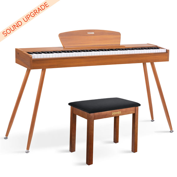 Donner DDP-80 88 Key Wooden Style Home Digital Piano with Weighted Keyboard