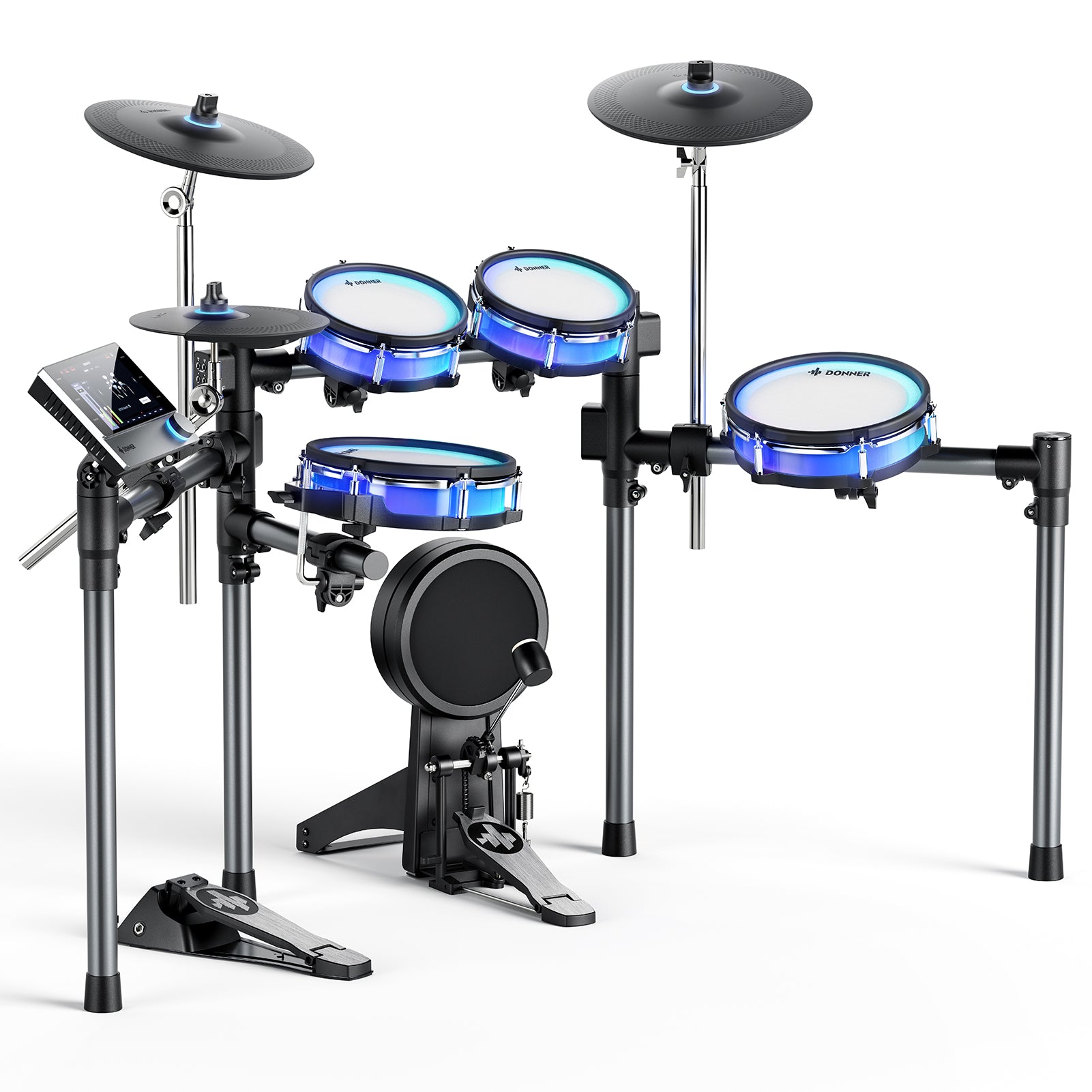 Donner BackBeat Electronic Drum Set 8-Pcs with 1100+ Sounds