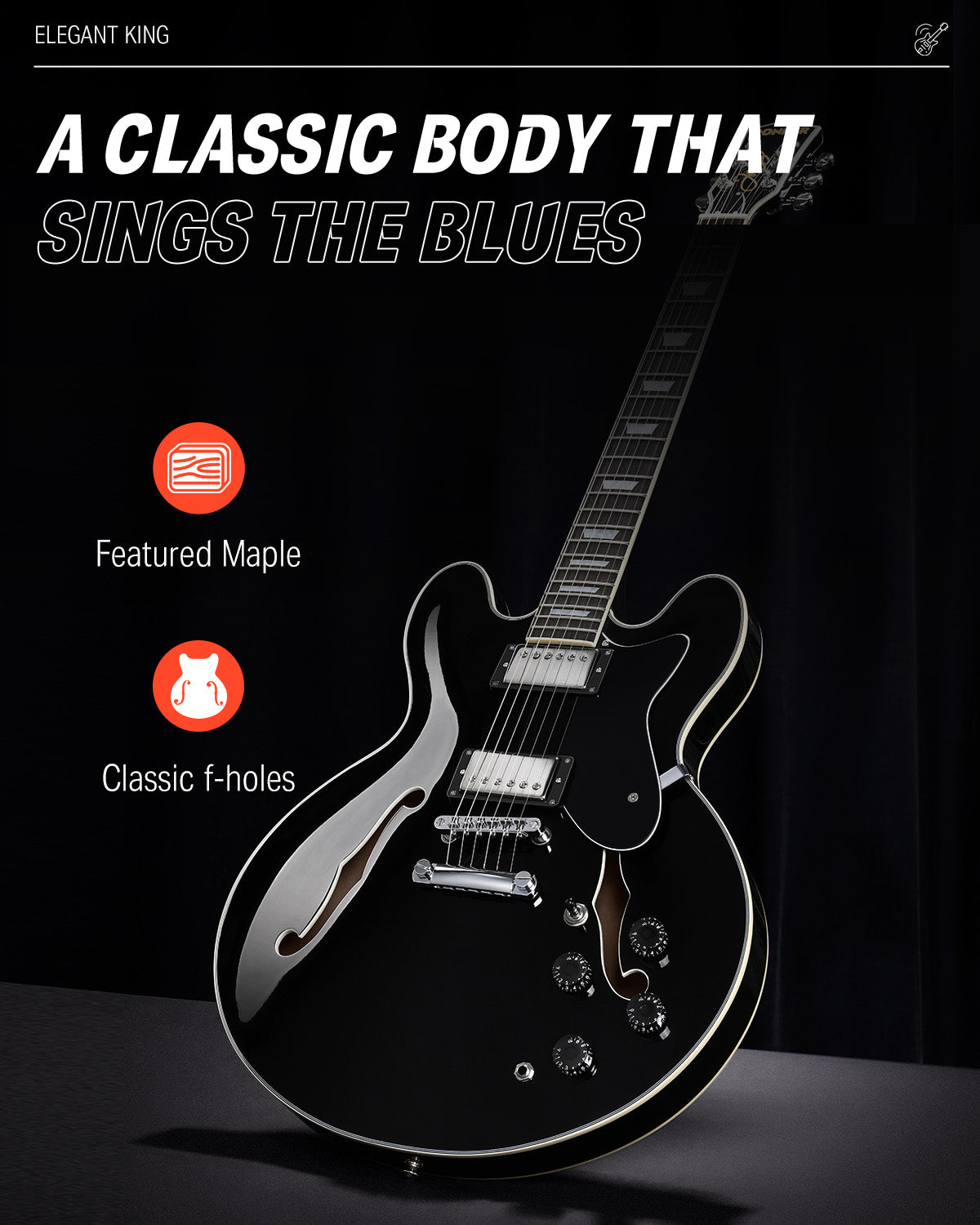 Donner DJP-1000 JAZZ Electric Guitar