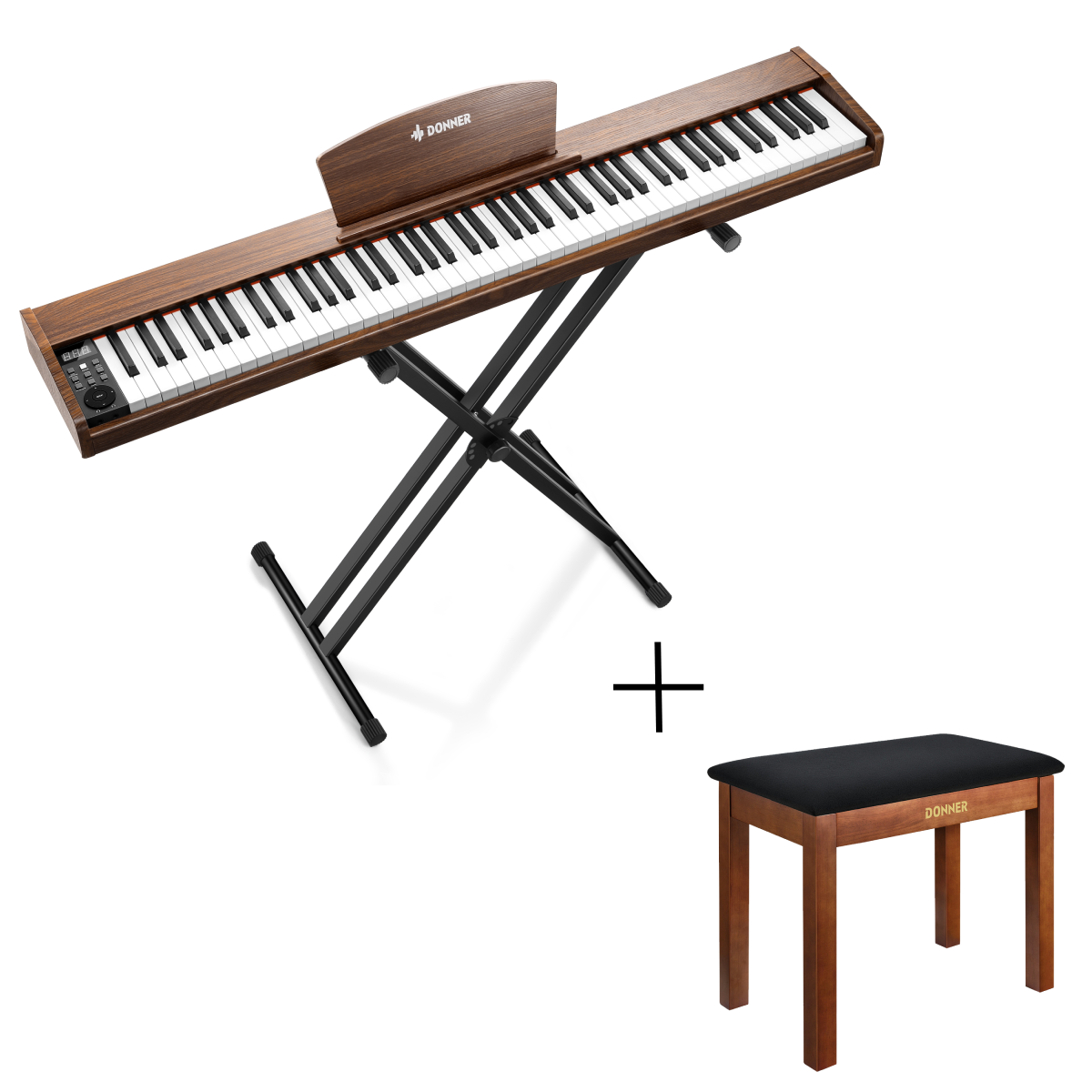 Piano numérique Donner DEP-1S avec touches sensibles à la vélocité