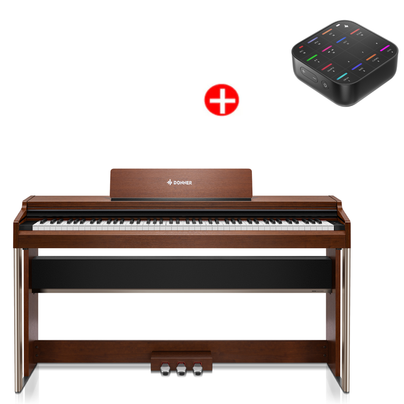 Donner DDP-200 PRO 88 Key Graded Hammer-Action Weighted Upright Digital Piano