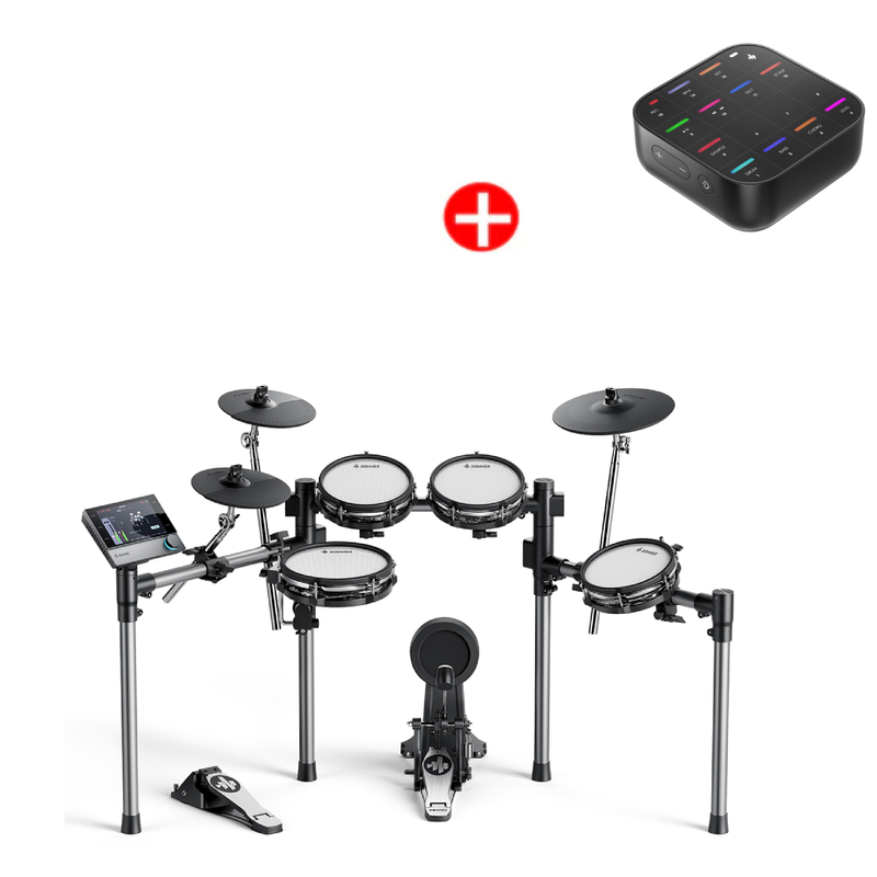 Donner Beat 5 Drums 3 Cymbals Electronic Drum Set with Touch Screen