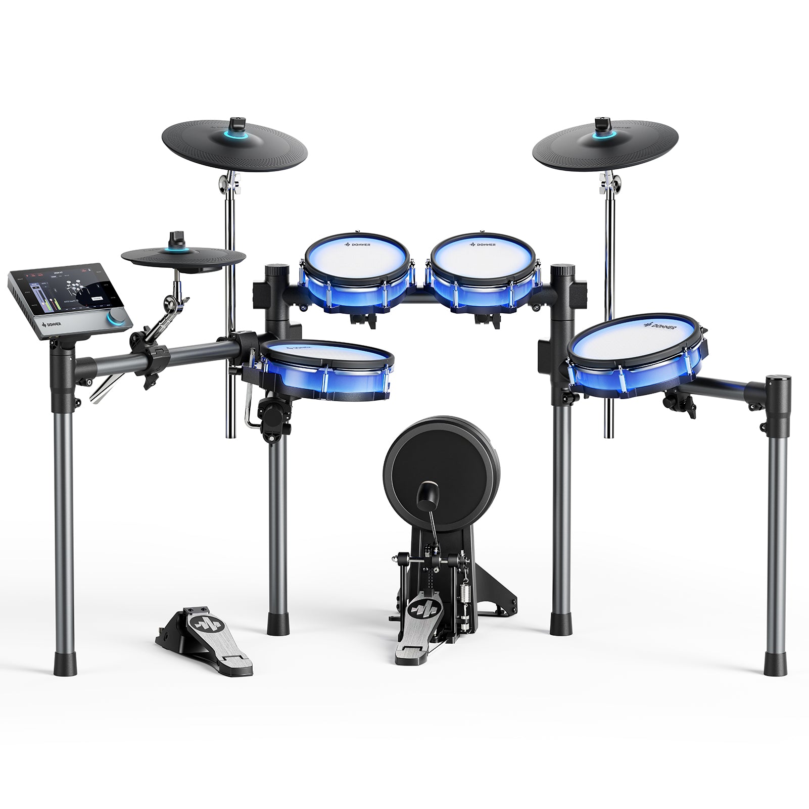 Donner BackBeat Electronic Drum Set 8-Pcs with 1100+ Sounds