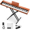 Donner DEP-1S 88 Key Velocity-Sensitive Digital Piano With Stand Wooden Style Keyboard