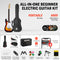 Donner DST-100R Kit de guitare électrique pleine grandeur 39 pouces à corps solide, débutant, avec amplificateur, sac, capo, sangle, corde, accordeur, câble, médiators