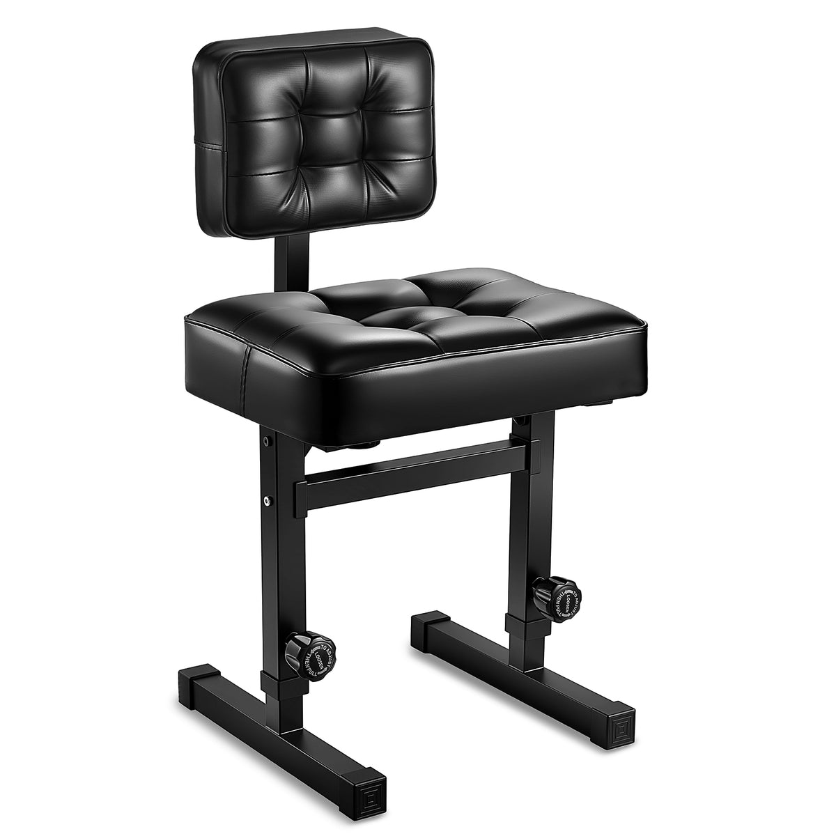 Donner Thick-padded Single Piano Bench with Backrest