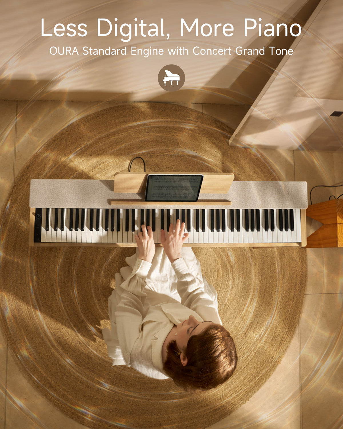 Piano numérique domestique Donner OURA J100 à 88 touches