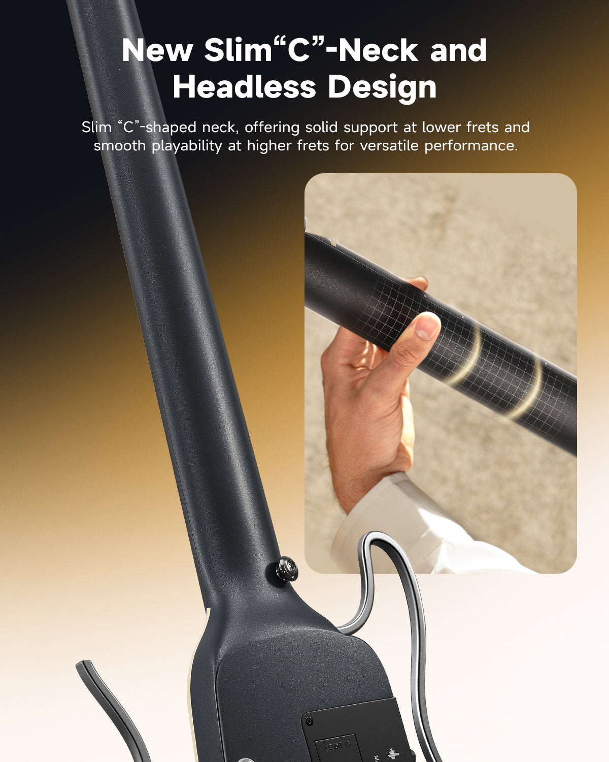 Donner HUSH™ I EVO2 Guitar-Black##