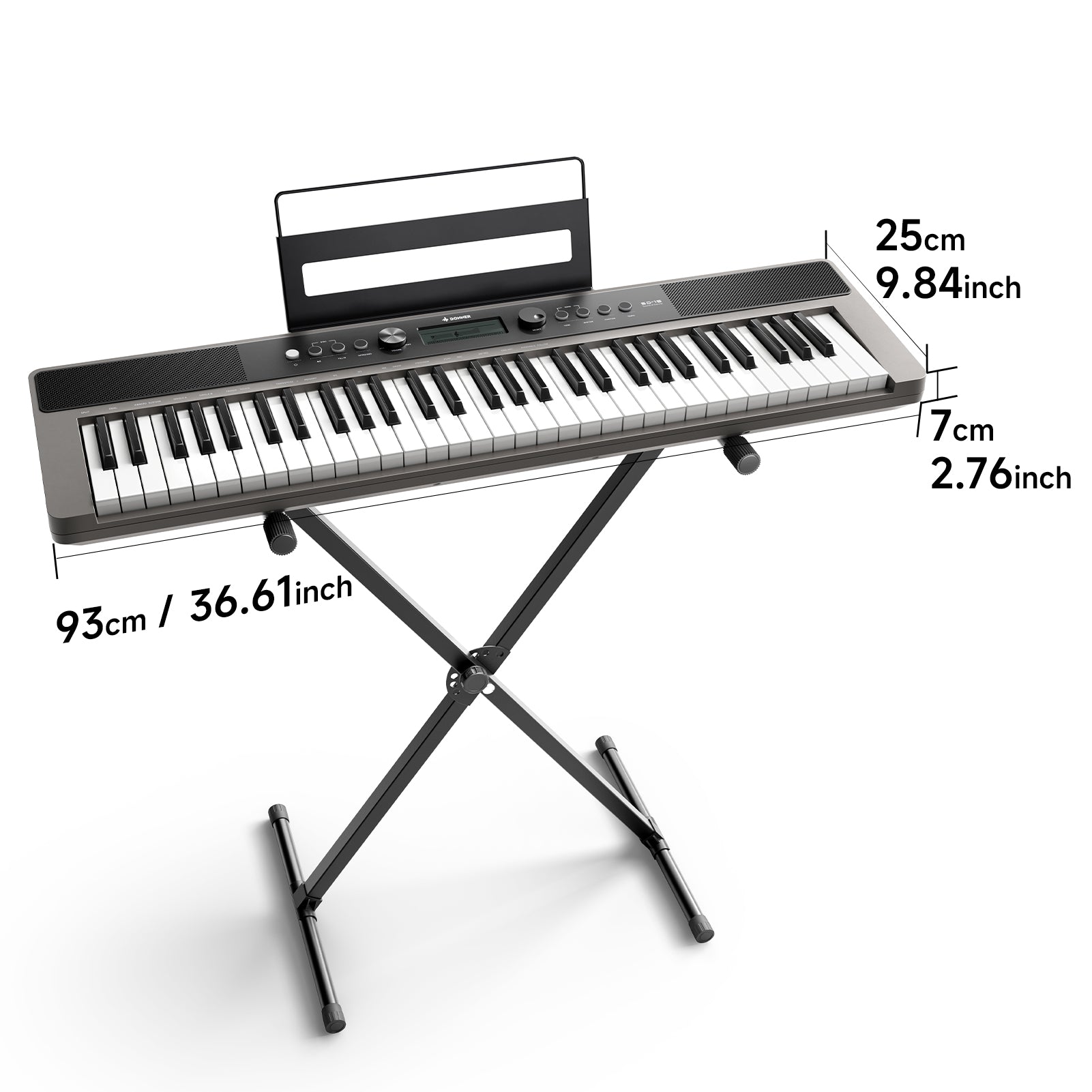 Donner SD-15 61-Key Electronic Keyboard Set
