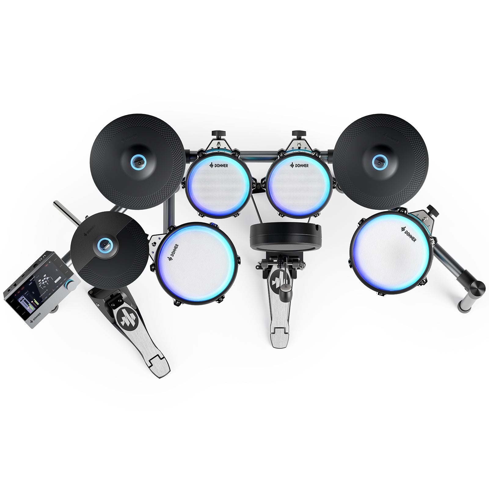 Donner EC-2077 (4点セット) Donner BackBeat Professional Electronic Drum Kit