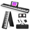 Donner DP-10 88-Key Foldable Semi-Weighted Digital Piano Kit with Bluetooth for Beginner