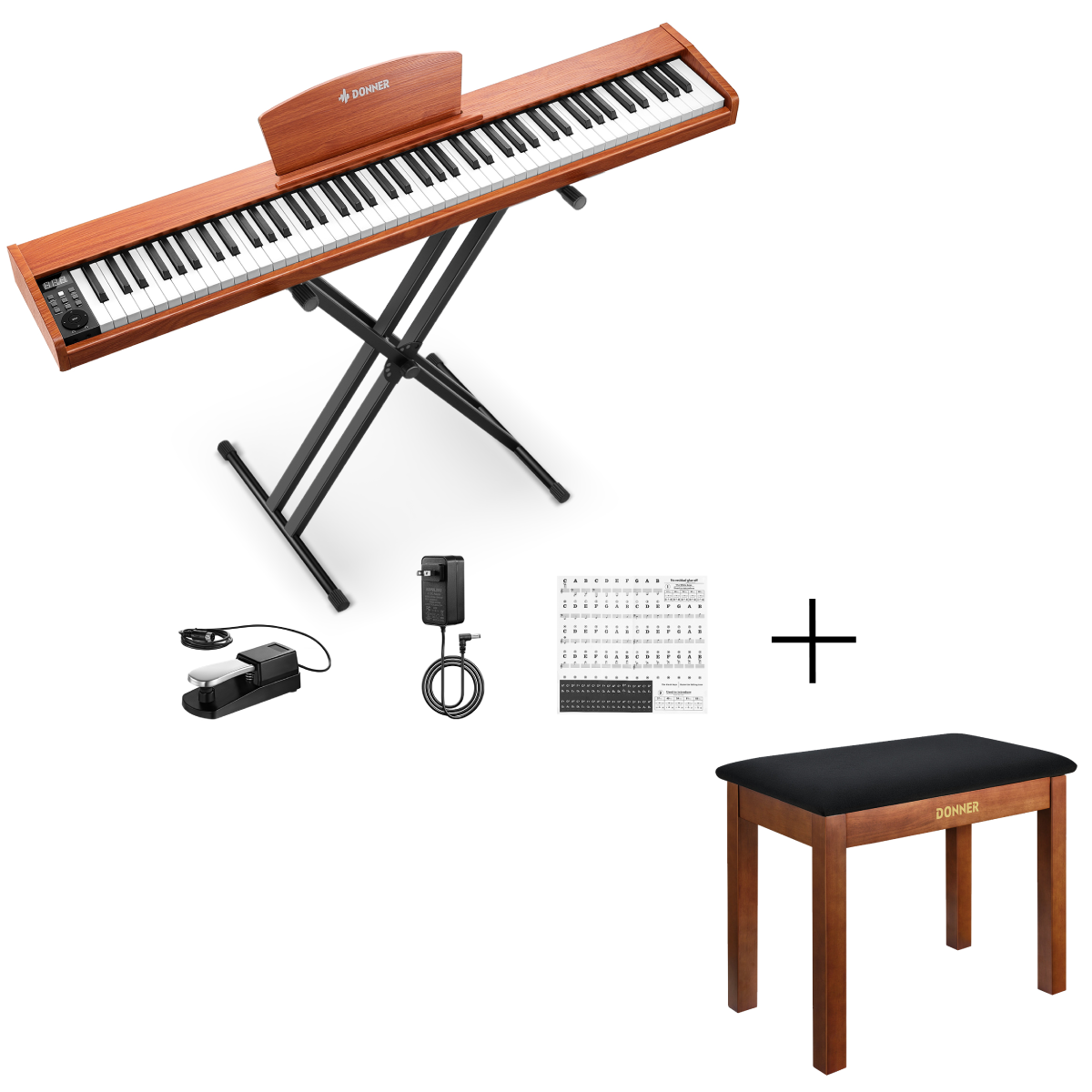 Donner DEP-1S Velocity-Sensitive Digital Piano