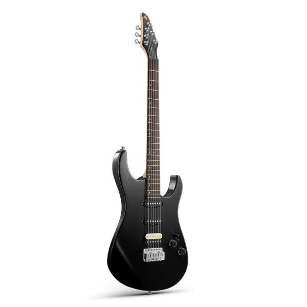 Donner DMT-66 Electric Guitar with Ceramic Single-Coil-Black##