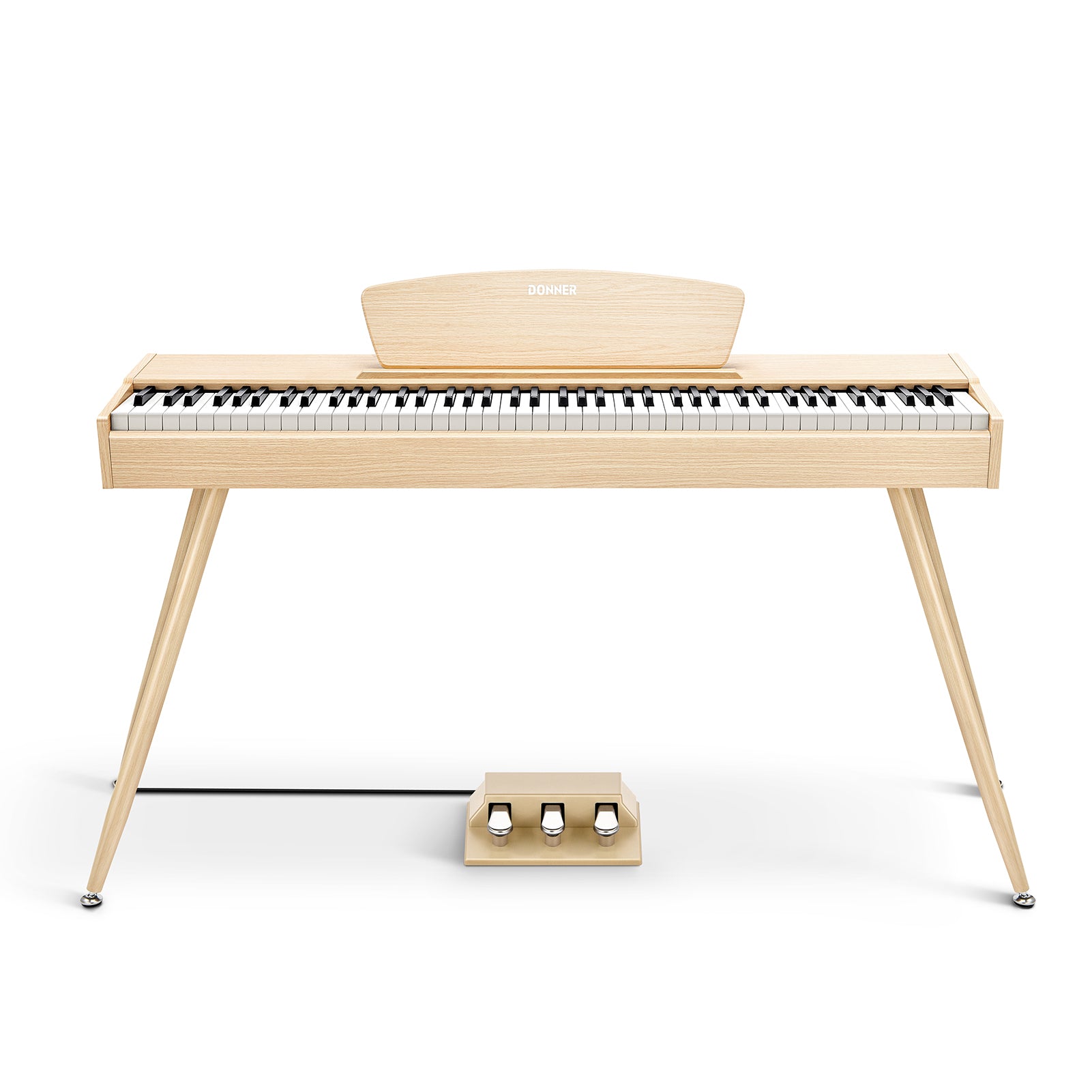 Donner DDP-80 88 Key Wooden Style Home Digital Piano with Weighted Keyboard