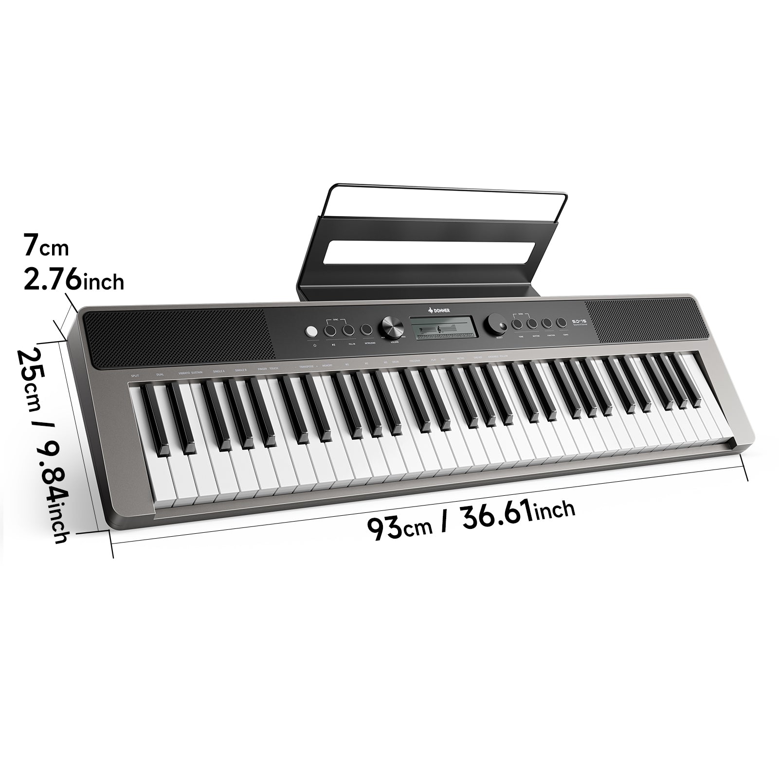 Donner SD-15 61-Key Electronic Keyboard Set