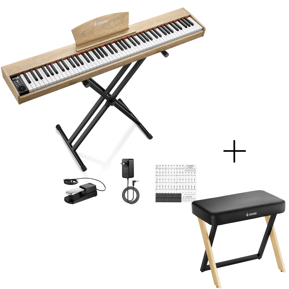 Donner DEP-1S Velocity-Sensitive Digital Piano