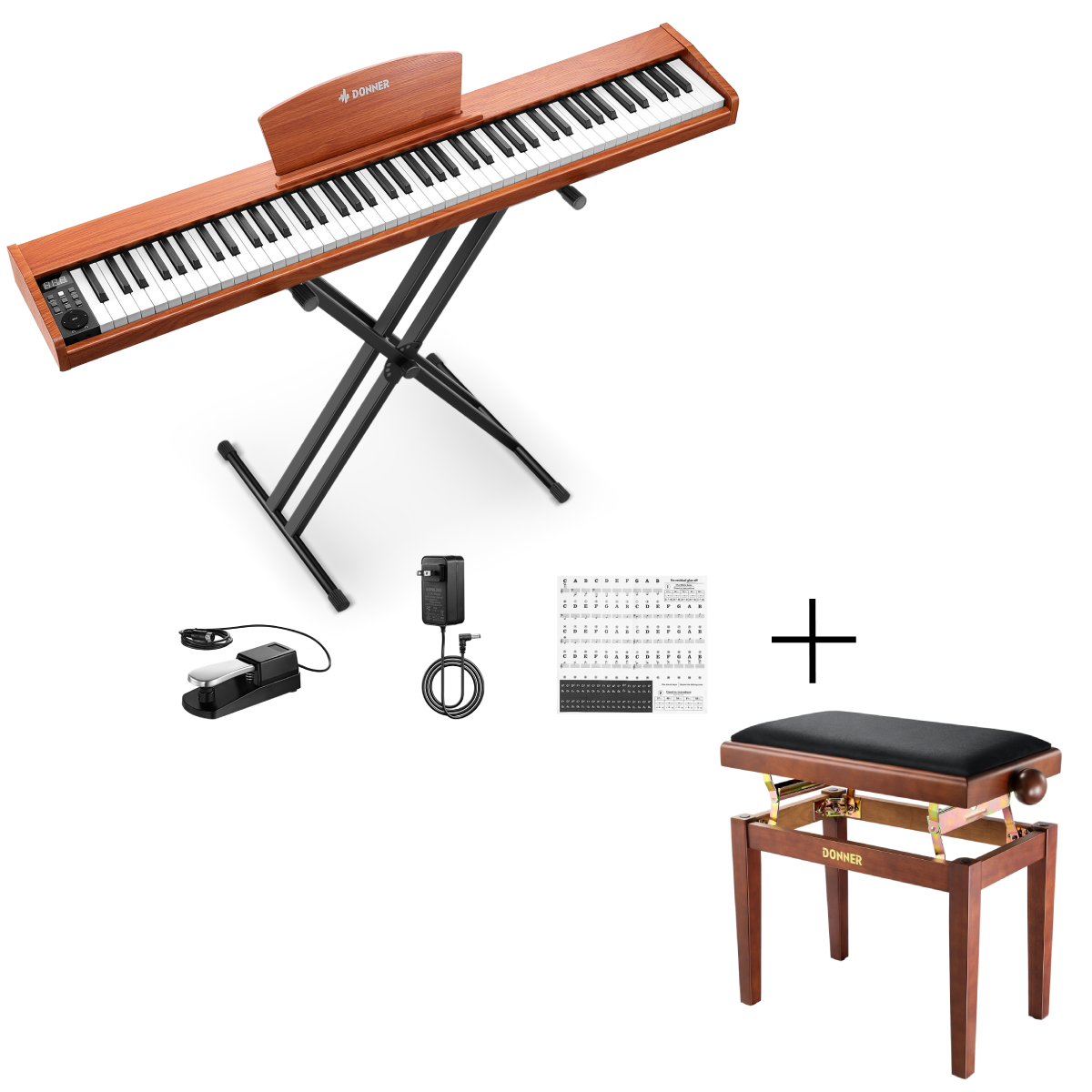 Donner DEP-1S Velocity-Sensitive Digital Piano