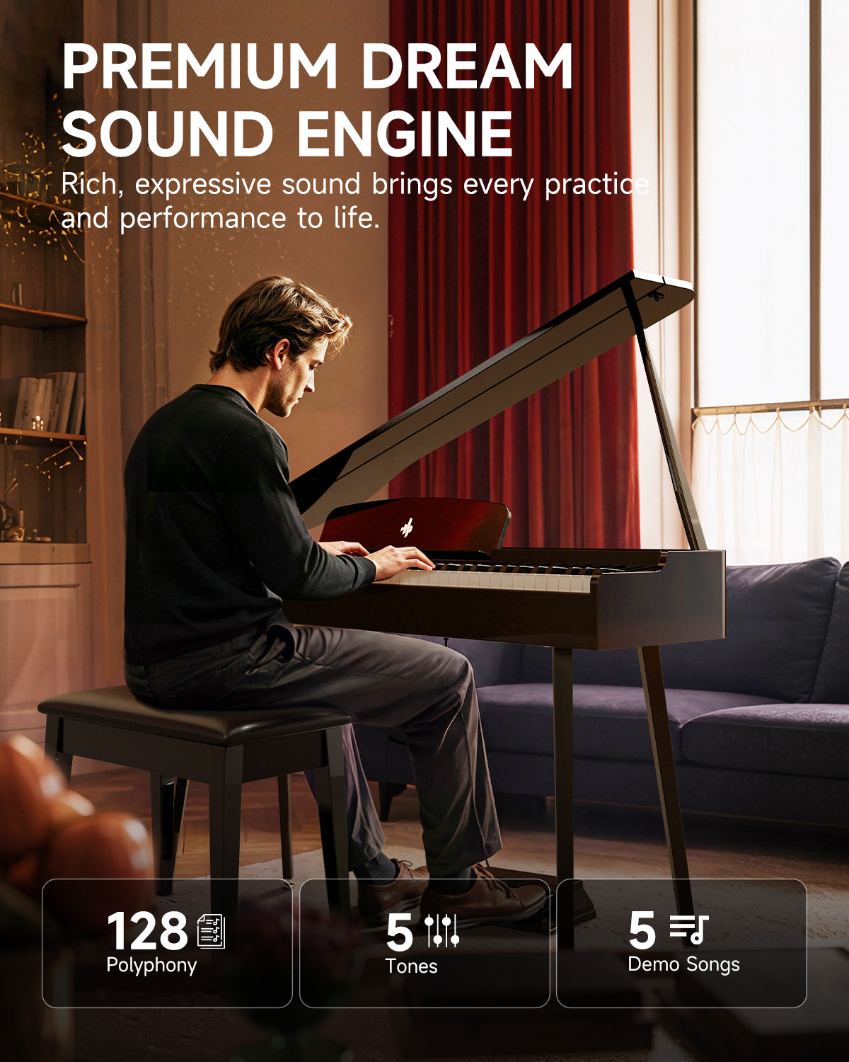 Donner DGP-100 Grand Digital Piano
