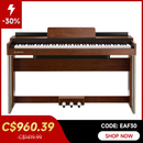 Donner DDP-200 Professional 88 Key Weighted Dynamic Graded Hammer Action Wooden Upright Digital Piano