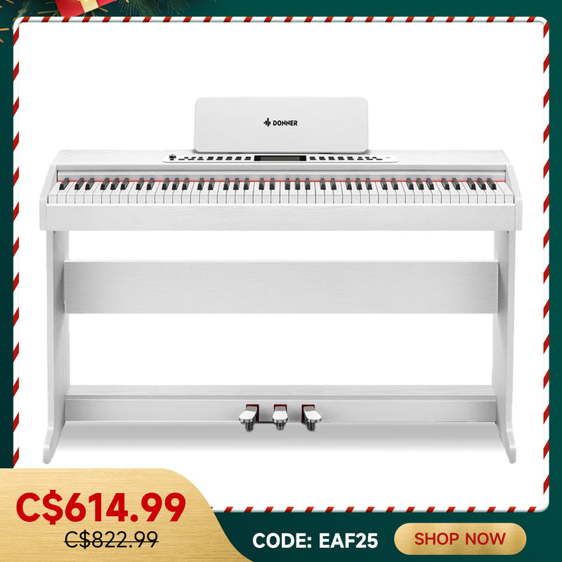 Donner DDP-95 88 Key Full-Weighted Multi-functional Upright Digital Piano with Large Screen for Beginner