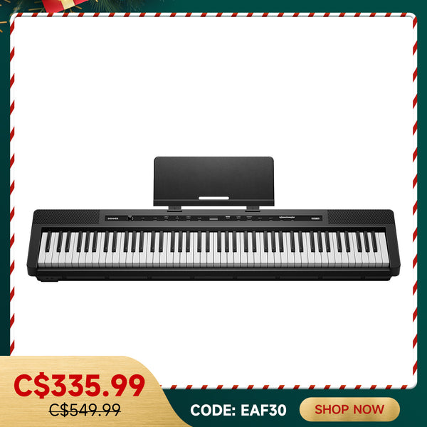 Donner DEP-16 Portable 88 Key Weighted Digital Piano (Piano Stand in Option)