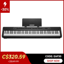 Donner DEP-16 Portable 88 Key Weighted Digital Piano (Piano Stand in Option)