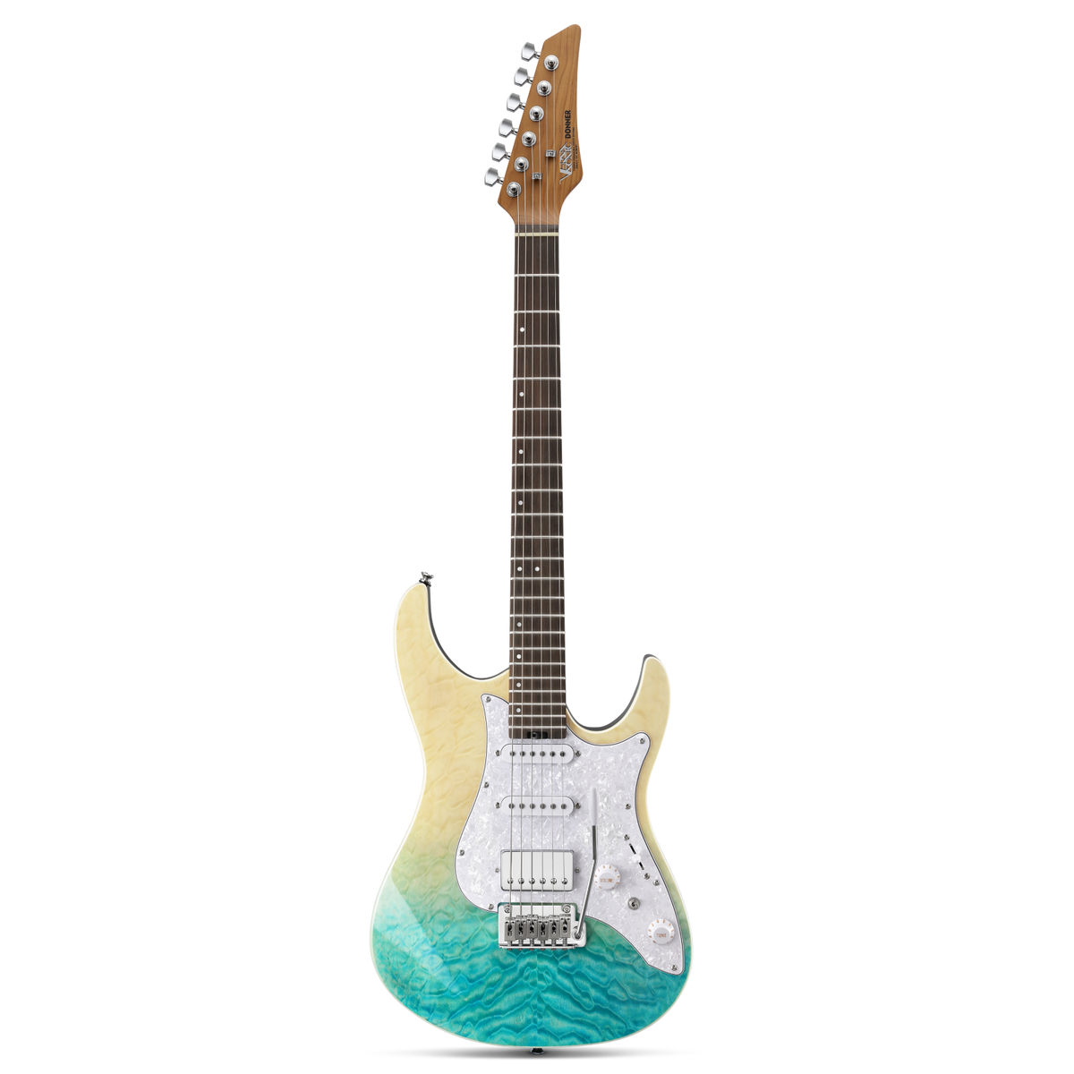 DST-550 HSS 7-Tone Electric Guitar Solid Double-Cut Donner