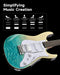 Donner DST-550 ST 7-Tone Electric Guitar HSS Pickup Roasted Maple Neck