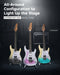 Donner DST-550 ST 7-Tone Electric Guitar HSS Pickup Roasted Maple Neck