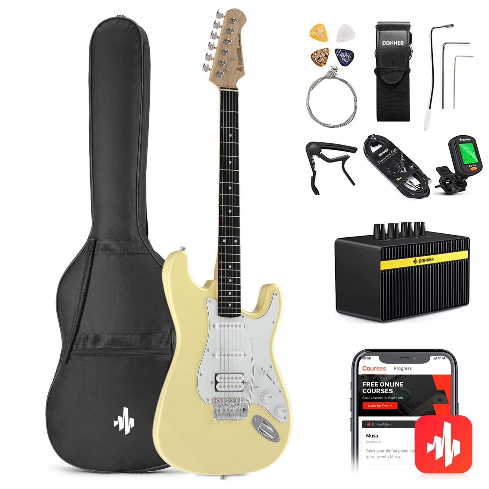 Donner DST-100 ST Electric Guitar