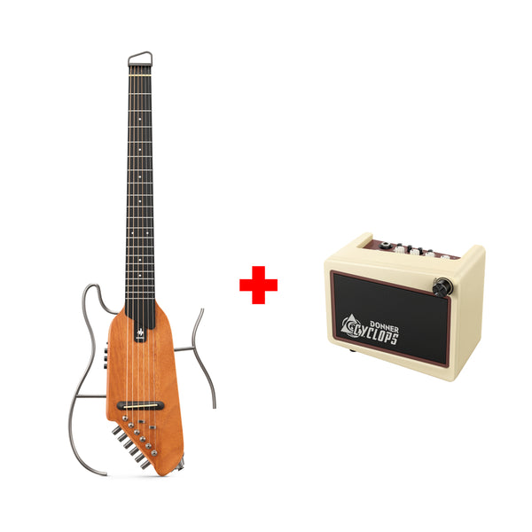 HUSH-I Acoustic-Electric Guitar Kit for Travel Silent Practice Donner