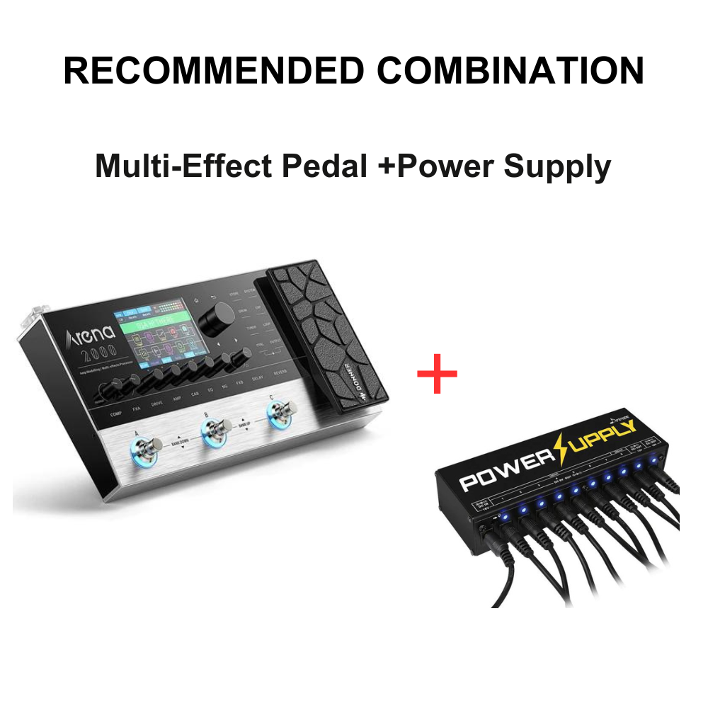 Donner Arena 2000 Multi-Effect Guitar Pedal AMP Modeling Multiple Effects Processor