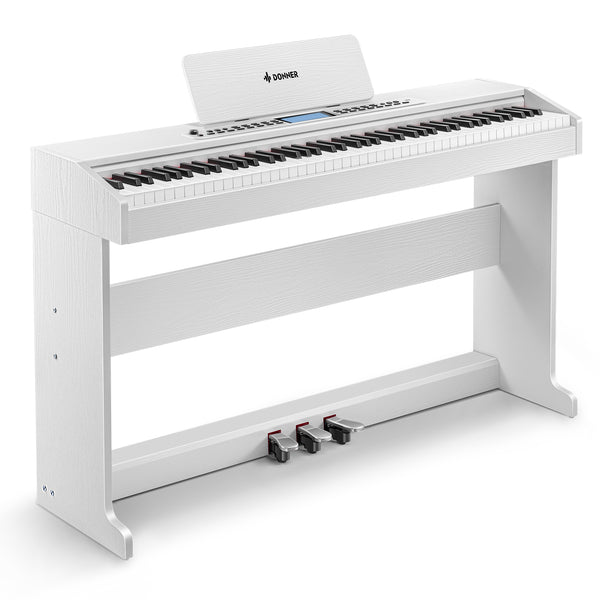 Donner DDP-95 Digital Piano 88-Key Weighted Keyboard White