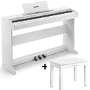 Donner DDP-95 Digital Piano 88-Key Weighted Keyboard White