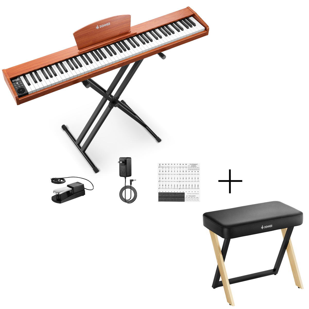 Donner DEP-1S Velocity-Sensitive Digital Piano
