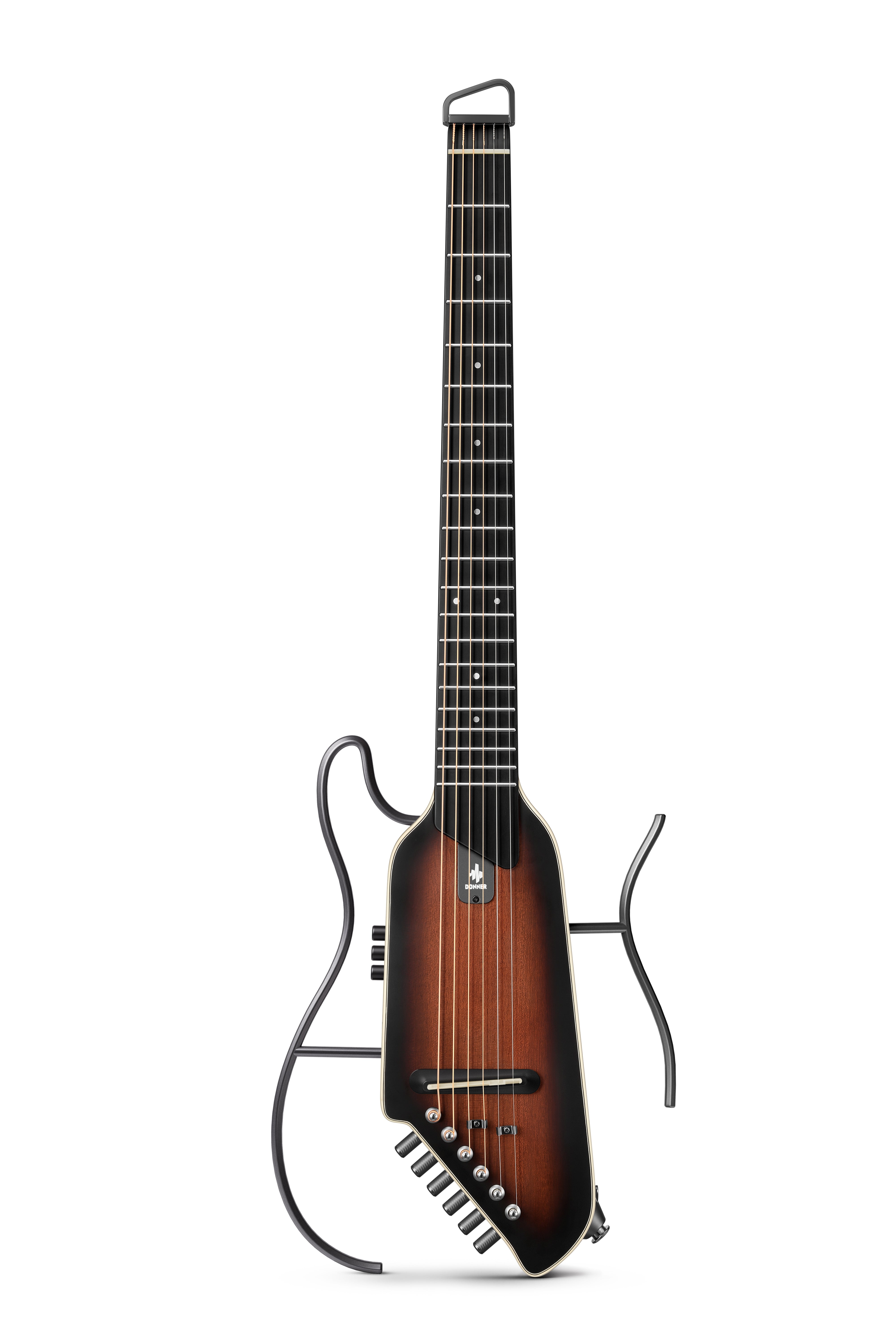 Guitare de voyage acoustique-électrique Donner HUSH™ I