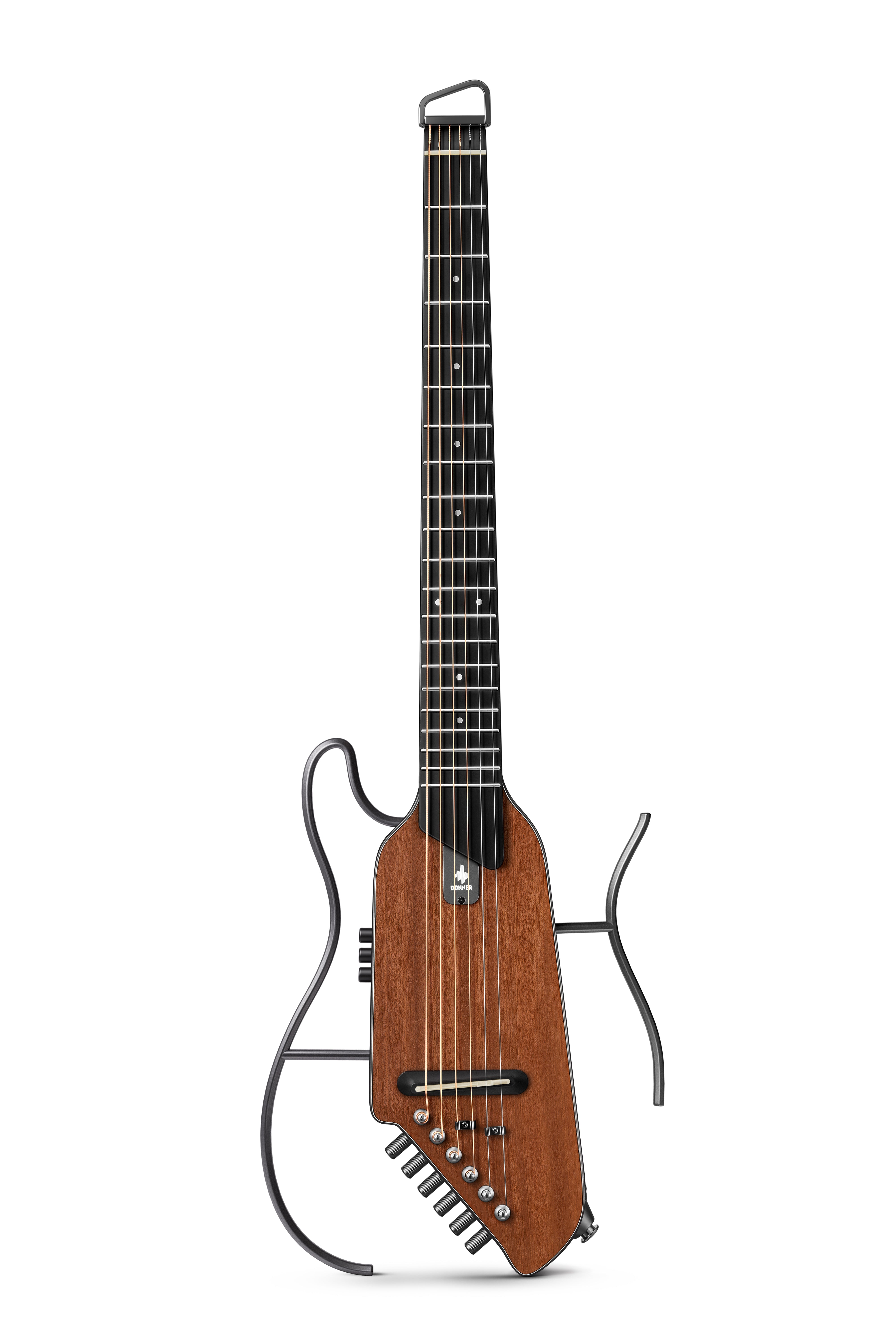 Guitare de voyage acoustique-électrique Donner HUSH™ I