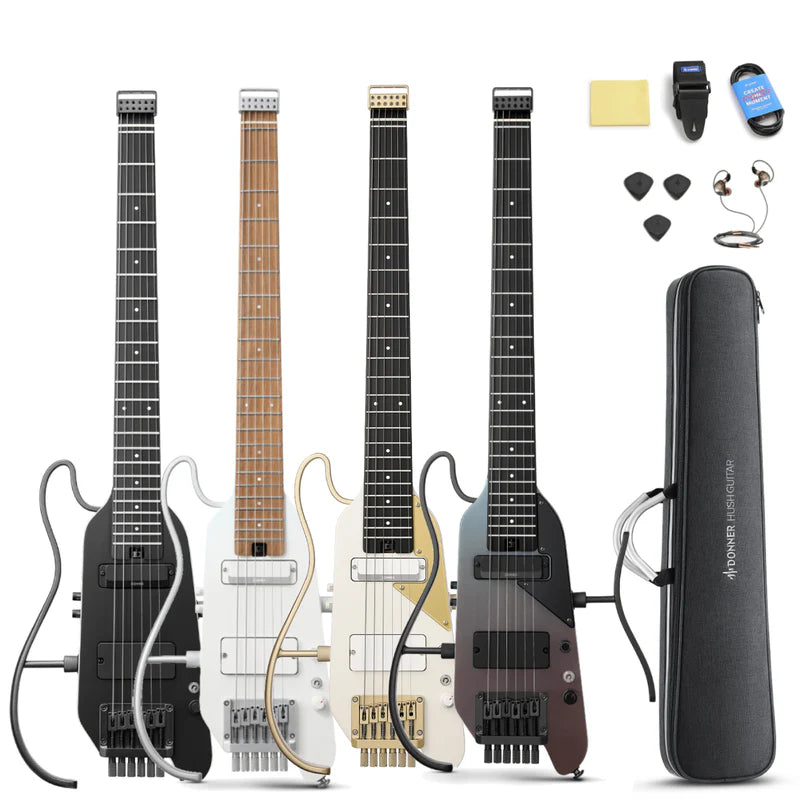 Donner HUSH™ X PRO Electric Travel Guitar