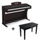 Donner DDP-300 88-Key Graded Hammer-Action Weighted Upright Digital Piano with Bluetooth