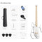 Donner HUSH-I PRO Acoustic-Electric Travel Guitar Kit with Inserted Sound Effects