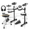 Donner DED-80 Electronic Drum Kit For Beginners with Headphones/Drum Throne