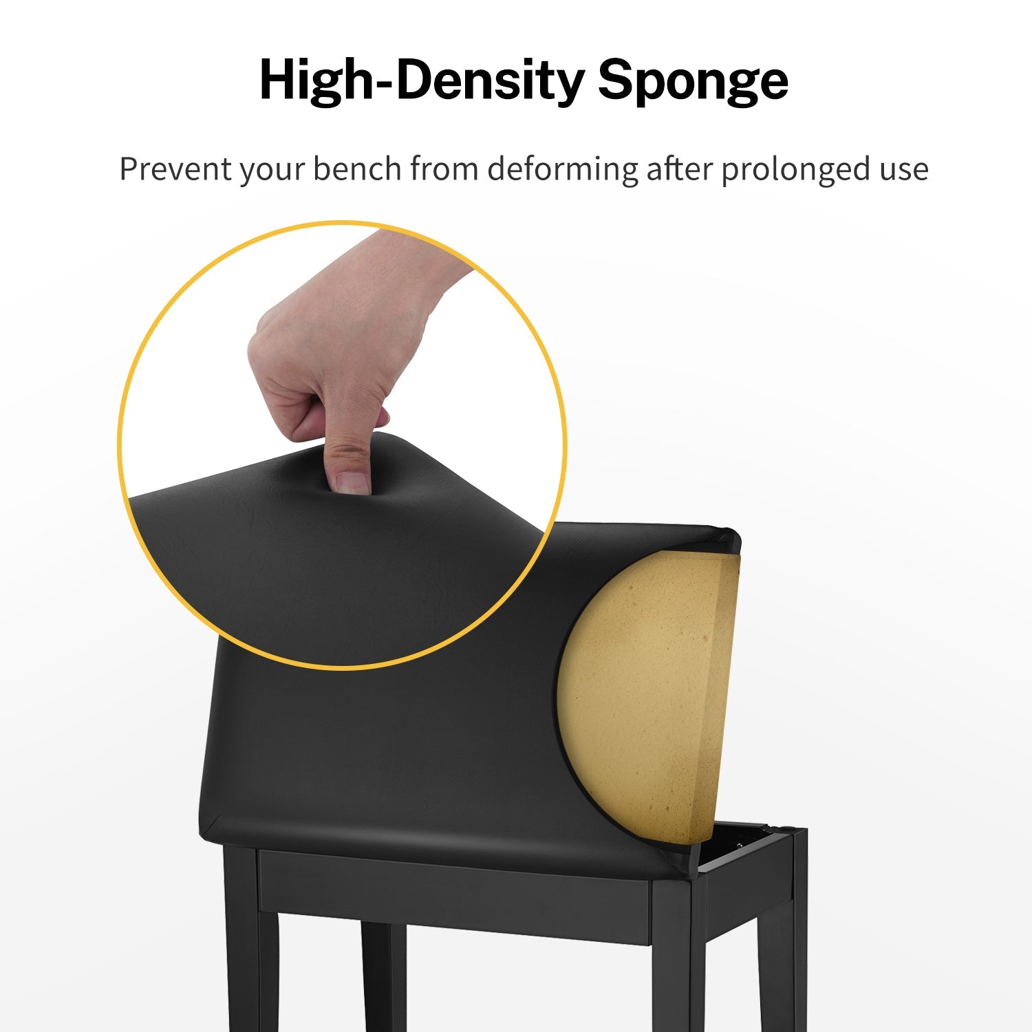 Donner Piano Bench with Storage - Donnerdeal