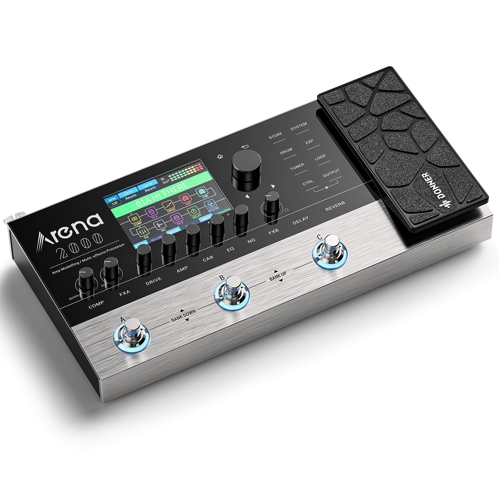 Arena 2000 | 278種類のエフェクト搭載、MIDI対応のプロ仕様