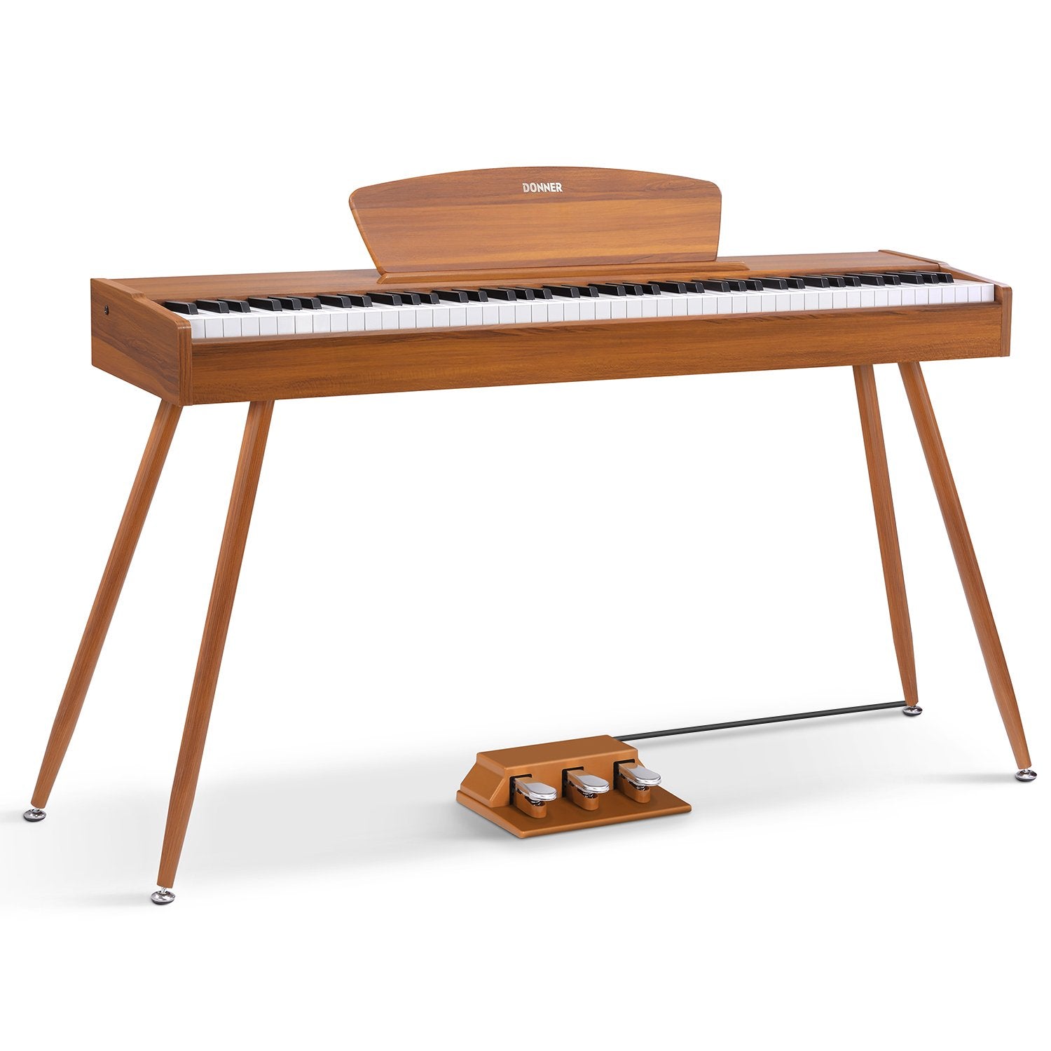 Donner DDP-80 88 Key Wooden Style Home Digital Piano with Weighted Keyboard